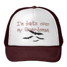 Battes au-dessus de mon garde casquettes de camionneur