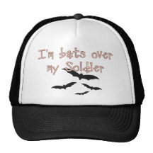 Battes au-dessus de mon soldat casquettes de camionneur