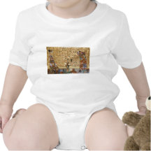 Baum Gustav Klimt des Lebens Baby Strampler