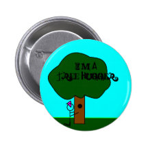 Baum Hugger, bin ich ein Baum Hugger Anstecknadelbuttons