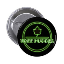 Baum Hugger Neon-Knopf Anstecknadelbuttons