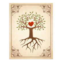 Baum mit Rahmen-Familien-Wiedersehen des Herzens v Personalisierte Einladung