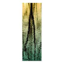 Baum-Reflexions-abstrakte Lesezeichen Visitenkarten