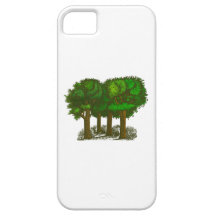 Bäume in einem Wald iPhone 5 Hülle