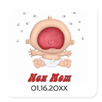 Bawling Baby - junge Mutter - fertigen Sie besonde