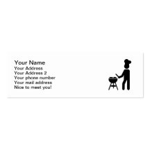 BBQ barbecue Cook chef Business Card