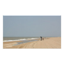 Beach scene photo print