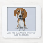 Beagle-Liebling Mauspad