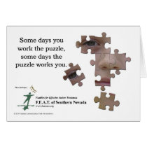 Bearbeiten Sie die Puzzlespiel-Karten karten