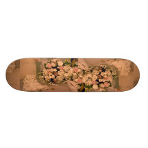 Beau bouquet de mariage skateboards personnalisables