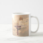 Beau il est tasse de café levée