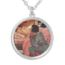 Beauté de sommeil vintage par Jessie Willcox Smith Pendentif