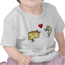 Bébé de macaronis au fromage t-shirt