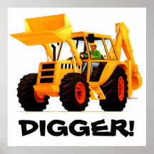 Bêcheur jaune posters