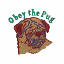 Befolgen Sie die Mops gestickten T-Shirts