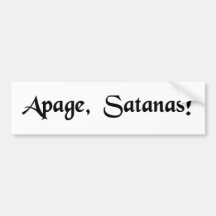Begone, Satan ! Autocollants Pour Voiture