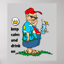 behalten Sie Ruhe Plakatdruck