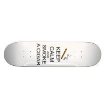 Behalten Sie Ruhe und rauchen Sie eine Zigarre Personalisierte Decks