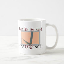 Beißen Sie nicht die diese Hand ROHRE YA Teetassen