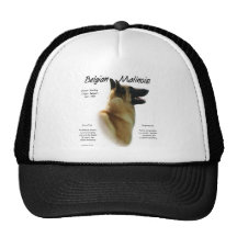 Belgier Malinois Geschichtsentwurf Retrokult Cap