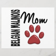 Belgier Malinois Mamma 2 Bedruckte Flyer