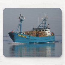 Bering-Meer, Krabben-Boot im niederländischen Hafe Mousepads