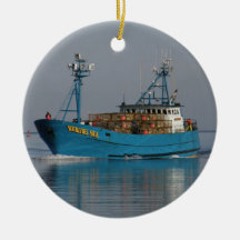 Bering-Meer, Krabben-Boot im niederländischen Hafe Ornament