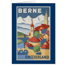 Bern die Schweiz Grußkarten