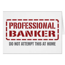 Beruflicher Banker Karte