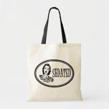 Beruhigte Retro Hausfrau Tasche