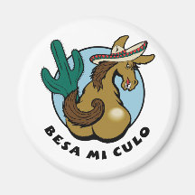 Besa MI Culo Magnets Pour Réfrigérateur