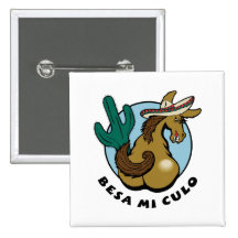Besa MI Culo Pin's Avec Agrafe