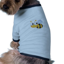Beschäftigte Biene Hund Tshirts
