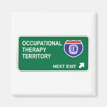 Beschäftigungstherapie-folgender Ausgang Magnete