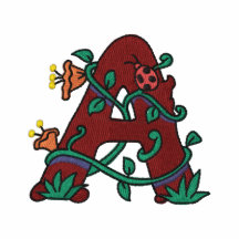 Beschriften Sie ein Waldmonogramm gesticktes Hemd Polo