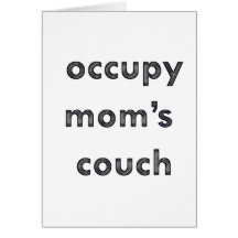 Besetzen Sie die Couch der Mammas Grußkarte