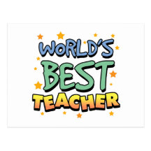 Beste der Lehrer-Postkarte der Welt