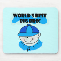 Beste große das Bro der Welt T-Shirts und Geschenk Mousepad