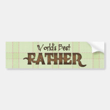 Bester der Vater-Autoaufkleber der Welt