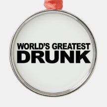 Beststes betrunkenes der Welt Weihnachtsornament