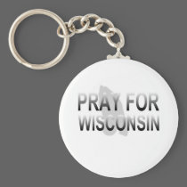 Beten Sie für Wisconsin schlüsselanhängern