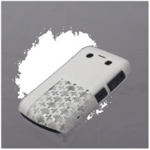 beunruhigter Schwarz-weißer verwickelter Damast Blackberry Bold Hülle