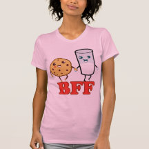 BFF, biscuit et lait T-shirts