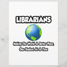 Bibliothekare…, die die Welt einen besseren Platz  Individuelle Flyer