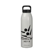 Bibliothèque olympique de natation synchronisée de bouteille