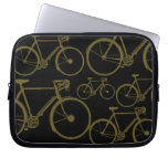bicyclette, vélos, faisant du vélo housses pour ordinateur portable