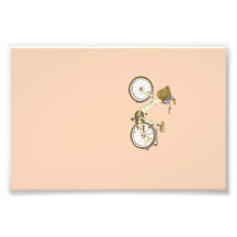 bicyclette vintage mignonne impression photo