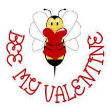 Biene meine Valentinsgruß-Verzierung Foto Figuren