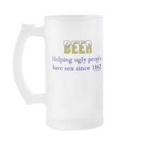 Bier, helfende hässliche Leute haben Sex seit 1862