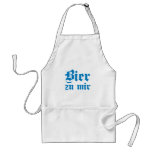 Bier zu mir bayrisch bayerisch Bayern bavarian Schürze